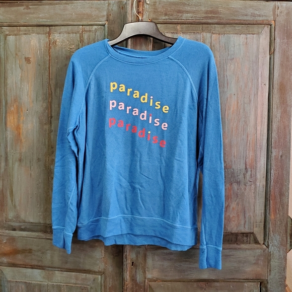 New Good Hyouman Windell "Paradise" Graphic Sweatshirt - Picture 2 of 5